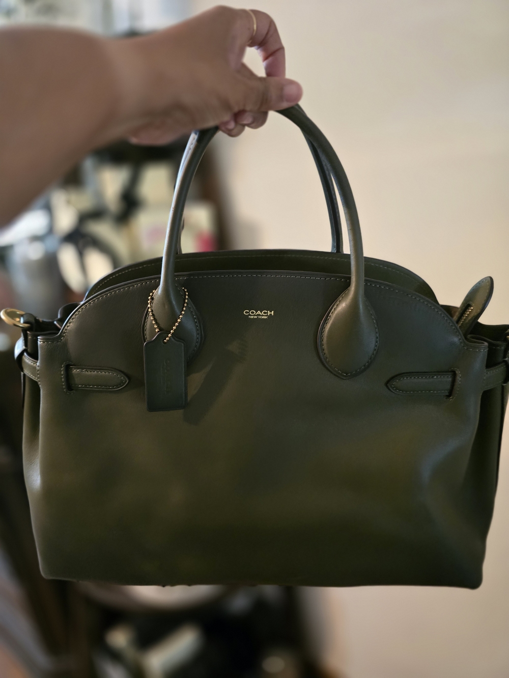 Coach Olive Green Empire 40